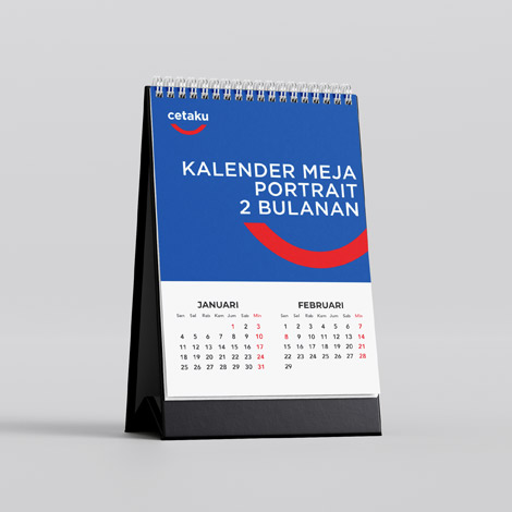 Kalender Meja 7 Lbr (12 Hlm) Uk. A5